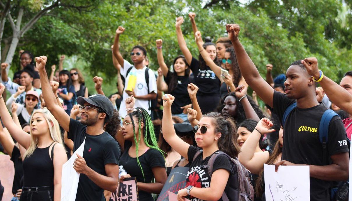 University of Arizona student protest